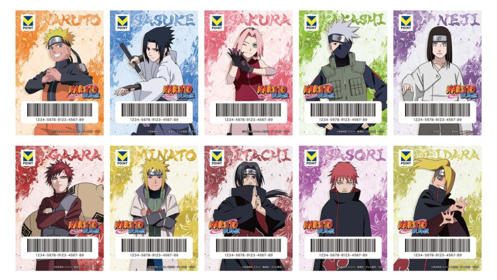 モバイルVカードを着せかえ！Vキセカエに『NARUTO-ナルト- 疾風伝』が 希少) NARUTO ナルトカードエンスカイ煌めき